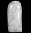 Polished, Free-Standing Blue Calcite - Madagascar #71463-1